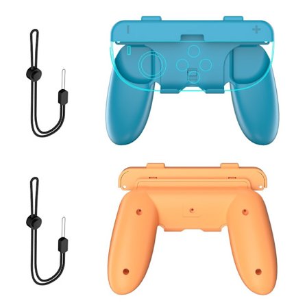 JYS 2 st Nintendo Switch 2 Joy-Con Grip Blå / Röd