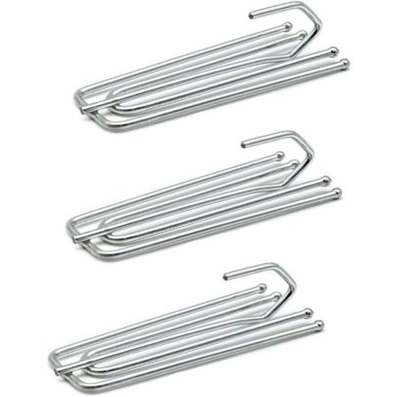 30 tykke gardinkroker - Tåler tunge gardiner med rynkebånd og mer