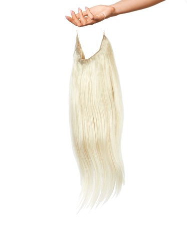 Rapunzel of Sweden Volume Hairband 50 cm 10.10 Platinum Blonde, Hår, Børster & Accessories, Hair Extensions