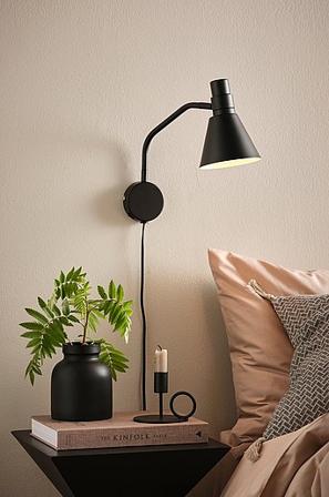 NICEVILLE wandlamp Zwart - Koop Wandlampen bij Jotex