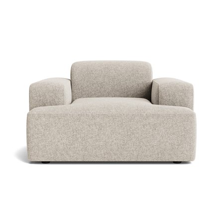 Madrid lænestol - Genesis Grå/Beige - 129x101x75 - Lænestol