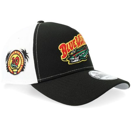 New Era - MiLB Svart adjustable Keps - Hatstore Exclusive x Pensacola Blue Wahoos 9FORTY Black/White A-frame Adjustable @ Hatstore