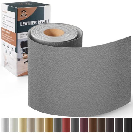 10 x 160/40 x 200 cm Læderreparationslap, selvklæbende læderreparationslap til autostole, sofaer