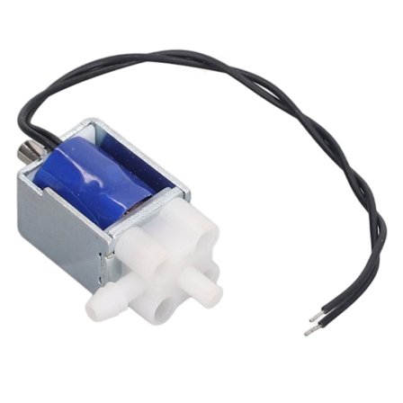 Elektromagnetisk udstødningsventil 2 Position 3 Vejs Hurtig Respons Mikro Solenoid Luftventil Normalt Åben DC6V 100mA 0.6W 60Ω