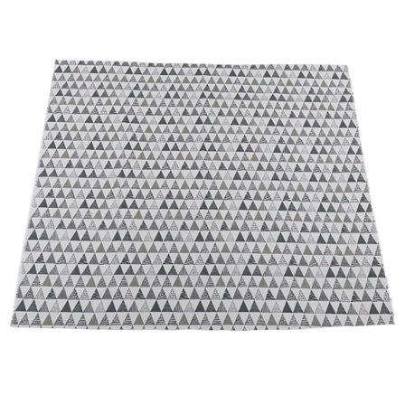 Linne Tyg Geometrisk Triangel Bomull Linne Tryck Blandad Linne Duk Sofftyg