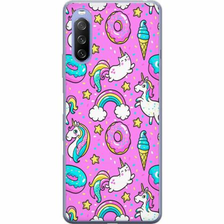 Sony Xperia 10 Iii Lite Mjukt Skal - Unicorns