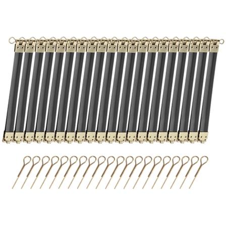 20 Stk Pung Flex Ramme Intern Metal Retro DIY Møntpose Syning Håndværkstilbehør