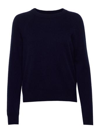 Boston O-Neck 6304 Pullover Blå Samsøe Samsøe