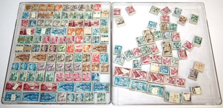 Tyske områder - Bundter i 2 bakker - Stemplet