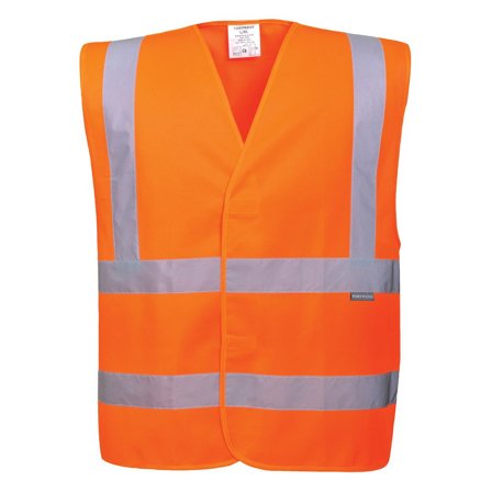 PORTWEST Varselväst C470 orange 4/5XL Klass 2 - Lyreco - Arbetskläder - Varselkläder - Varselvästar
