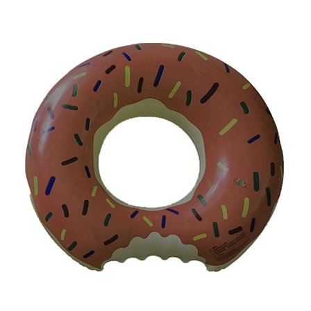 Donut Pool Float Uppblåsbar Donut Pool Ring Donut Badring För Strand Pool