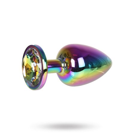 Sustainable Pleasure: Metal Plug Rainbow - Large 8 cm