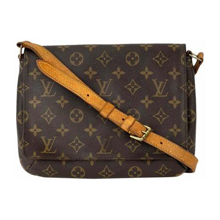 Louis Vuitton Vintage, Pre-owned Shoulder Bags Bruin, Dames, Maat:ONE Size,suede