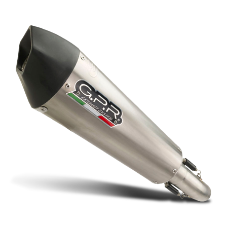 Compleet Uitlaatsysteem G.P.R. GP Evo4 Titanium Geborsteld Titanium - Kawasaki Ninja 650 2017-2020