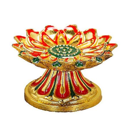 1 stk Smørlampeholder Buddha Altar Lys Metal Lysbeholder