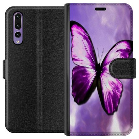 Yhteensopiva Lompakkokotelo Huawei P20 Pro Perhonen