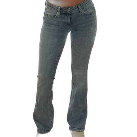 Låga bootcutjeans