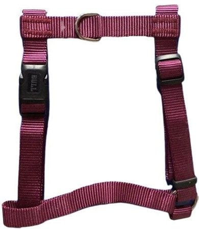 Bull Adjustable Harness 30-50 cm Burgundy