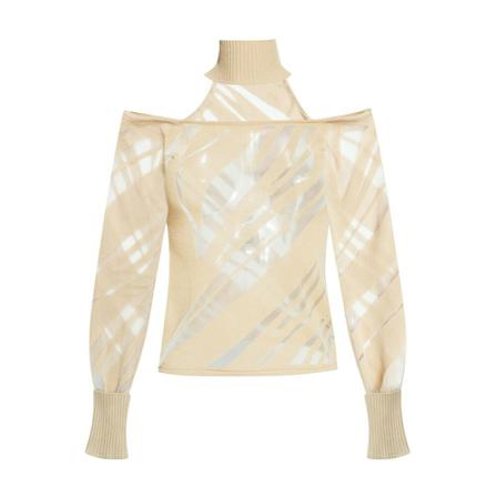 Cult Gaia Tracie top with transparent inserts inbo, Dame
