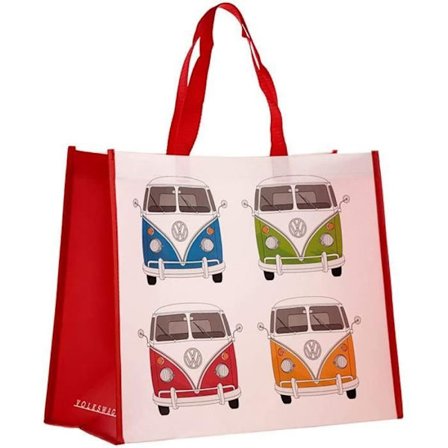 Shoppingväska - Puckator - VW T1 Camper Bus - Röd - Canvas - Vuxna kvinnor