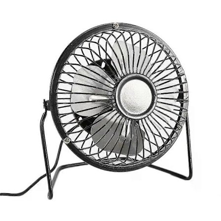 Bærbar Mini Vifte Aluminium Blad Oppladbar USB Smidd Jern Vifte Kontor Datamaskin USB Mini Elektrisk Vifte Hjem Sommer Tilbehør