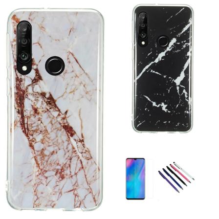 Suojaa Huawei P30 Lite -puhelimesi marmorikuorella Vit