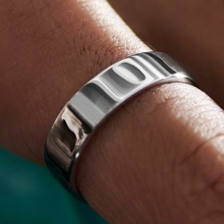 Adrian Klassisk 925 Sterling Sølvring for menn