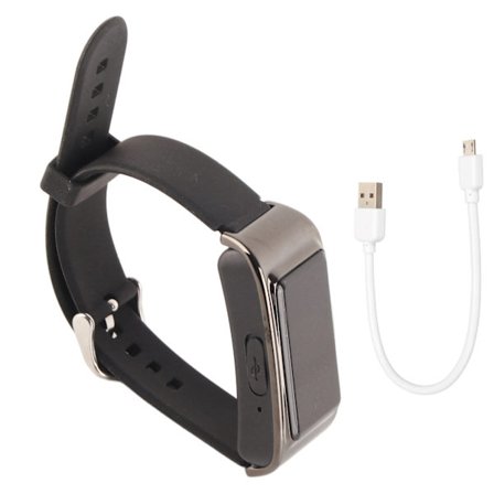 Optagerur HD Støjreduktion Svedtæt Kamera Armbånd 32GB Møde Stemmeaktiveret