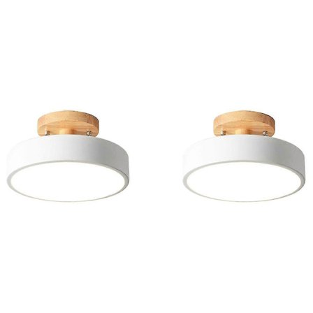 2x Kattovalaisimet Moderni Led Pohjoismainen Puu Valaisin Sisätilojen Valaisin Keittiö Olohuone Makuuhuone B