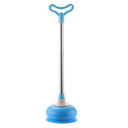 1 stk Sugestempel for Toalett, Baderom, Avløpsrenser, Blå