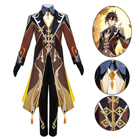 Genshin Impact Costume,genshin Impact Zhongli Cosplay Costume,spelkaraktär Cyno Cos Uniform Fancy Dress Kläder,genshin Impact Halloween festklänning