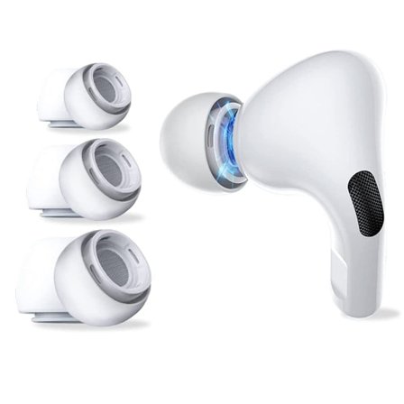 TECH-PROTECT EAR TIPS 3-PAKK APPLE AIRPODS PRO 1/2 HVIT