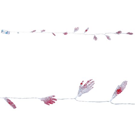 LED-Slynge Skjeletthånd 115cm