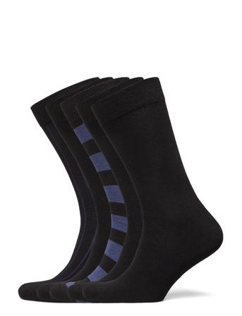 Essential Ankle Sock 5P Black Björn Borg