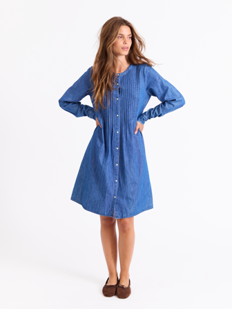 Jean Paul Femme - Chloe kjole - Dame - Blå - Kjoler - XS