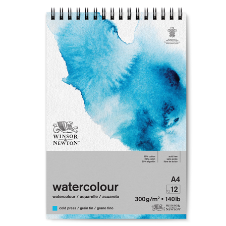 Watercolour Pad Spiral A4 300g