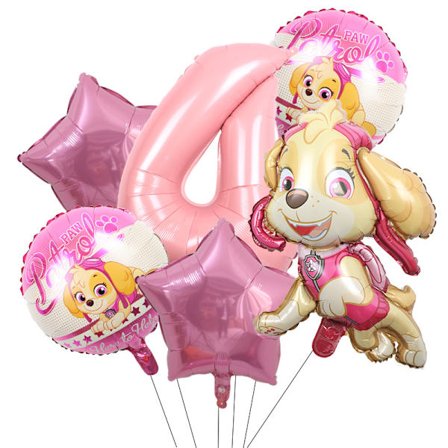 Bursdag Ballong Rosa Ballong Paw Patrol Ballong Jente Bursdag