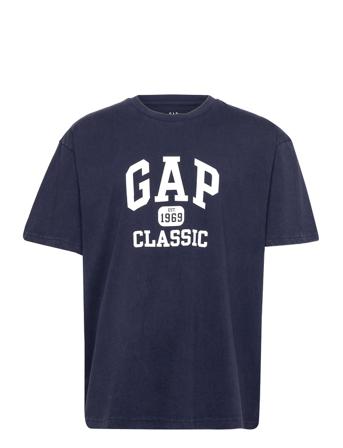 100% Organic Cotton Archive Gap Arch Logo T-Shirt T-shirts Short-sleeved Sininen GAP