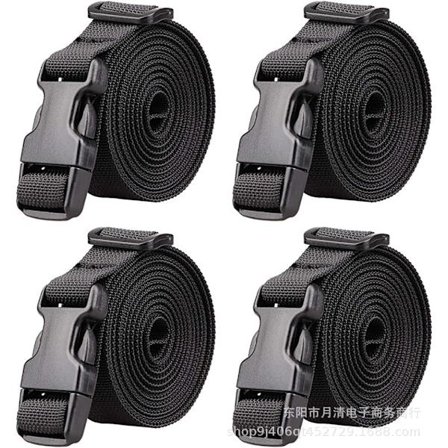 4-pak justerbare rygsækstropper rejsetilbehør taske skulderstropper kraftig lastbinding