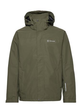 Melwille Jacket M Outerwear Rainwear Rain Coats Kakigrønn Tenson*Betinget Tilbud