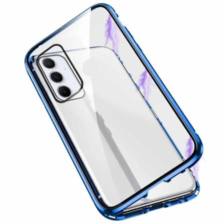 Samsung Galaxy A15 4G/5G - Magnetiskt Dubbelsidigt Skal Blå