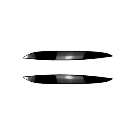 Til Golf4 Mk4 Iv 1997-2005 Blank Sort Forlygte Dæksel Pynt Strimmel Øjenbryn Dæksel Trim Pind