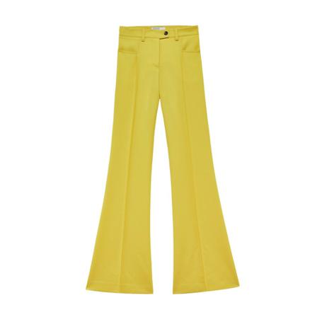 Giuseppe Di Morabito, Wide Trousers Żółty, Kobieta, Rozmiar: S