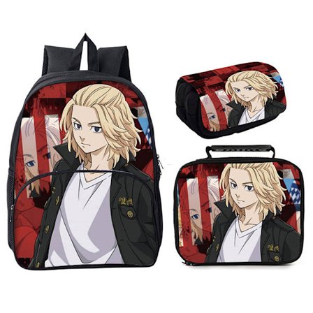 Tokyo Revengers Ryggsäck 3 delar 16 väska Style 6
