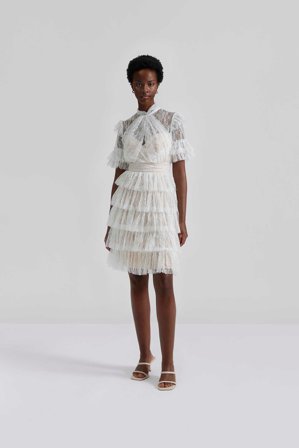 Malina - Liona mini dress - XXS - White
