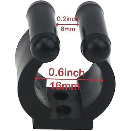 Billard Snooker Kø Lokalisering Klip Holder Fiske Stang Stang Holder Klip Til Pool Kø Hylder Fiske Stang Opbevaring Rack Sort 12 Stk
