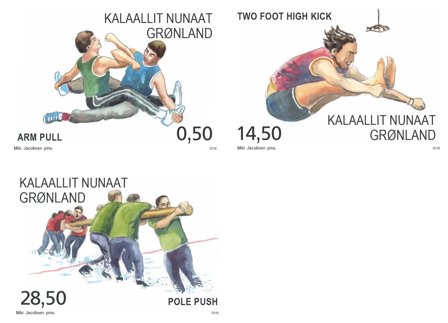 Grønland - Sport - Postfrisk sæt 3v