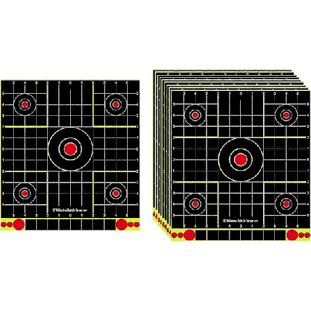 Skjutmål Jakt Träningshjälpmedel Splatter Pappersmål Självhäftande Klistermärkesark 12 tum 10-pack