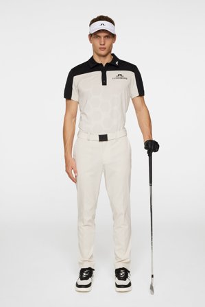 J.Lindeberg - Golf - Anders Tour Mesh Slim Fit Polo - Black - Man - M