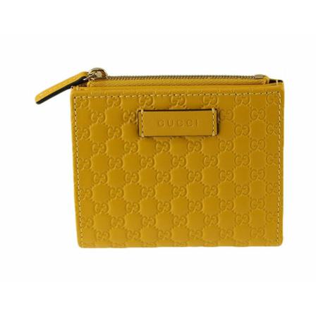 Gucci Wallets ; Cardholders Gul, Dame Punge og Kortholder, Størrelse: ONE Size
